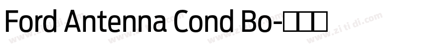 Ford Antenna Cond Bo字体转换